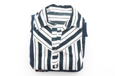 giyim üzerine beyaz yığınları 