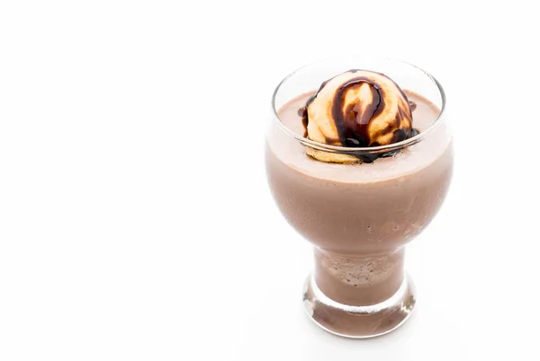 Chocolate frappe with vanilla ice-cream — Stock Photo, Image