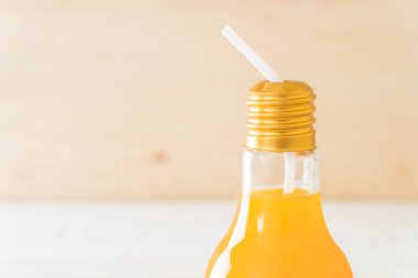 lamba şekli cam portakal suyu 