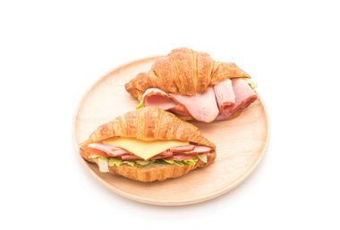 croissant sandwich ham