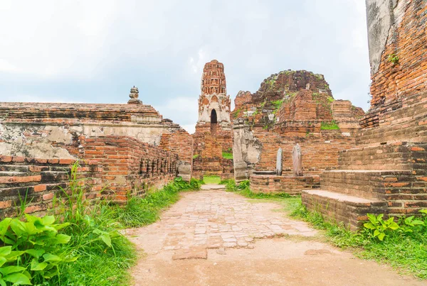Güzel eski mimari tarihi Ayutthaya Tayland
