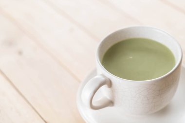 hot matcha latte