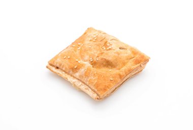 beyaz zemin üzerine pasta