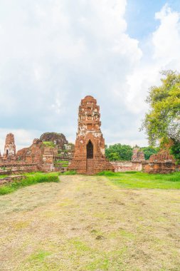 Güzel eski mimari tarihi Ayutthaya Tayland