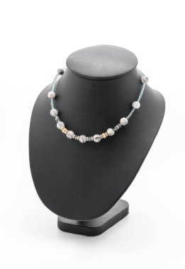 güzel ve boyun stand lüks kolye takı