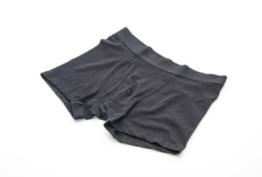 Beyaz arka plan üzerinde erkek iç giyim