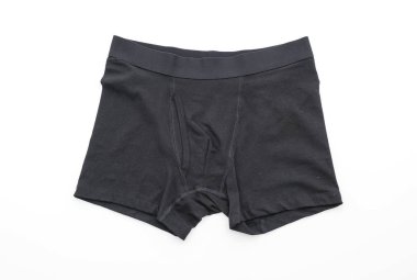 Beyaz arka plan üzerinde erkek iç giyim