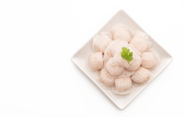 buğulanmış karides köfte dim sum