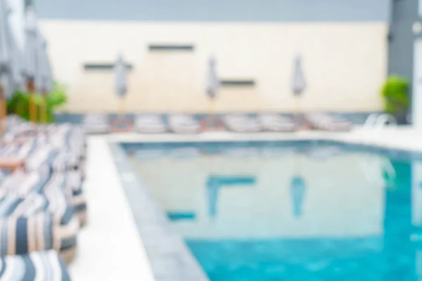 Abstract blur swimming pool in hotel resort — Stock Photo, Image