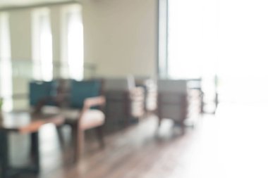 Otel lobisinde bulanık arka plan sandalye