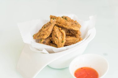 Kızarmış tavuk kanadı.