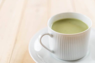 hot matcha latte