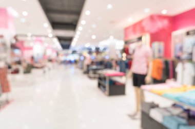 Lüks alışveriş merkezinde soyut bulanıklık