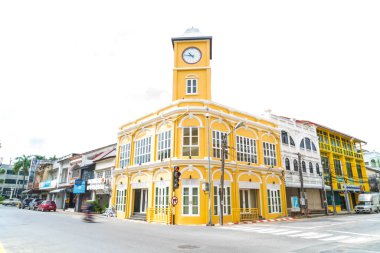 Phuket, Tayland -Ekim 30, 2016, Phuket town, Tayland: Phuket ol