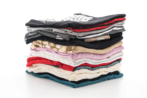 giyim üzerine beyaz yığınları 