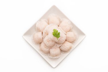 buğulanmış karides köfte dim sum