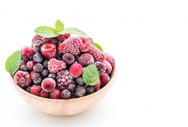 dondurulmuş karışık berry
