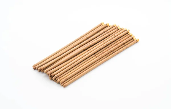 Chocos de bambu em branco — Fotografia de Stock