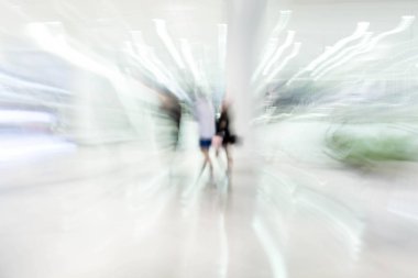 Soyut bulanıklık insanlar güzel lüks alışveriş merkezi bir