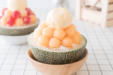 Kavun Bingsu, ünlü Koreli dondurma buz