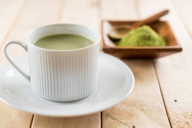 hot matcha latte