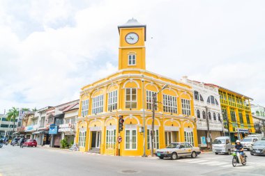 Phuket, Tayland -Ekim 30, 2016, Phuket town, Tayland: Phuket ol