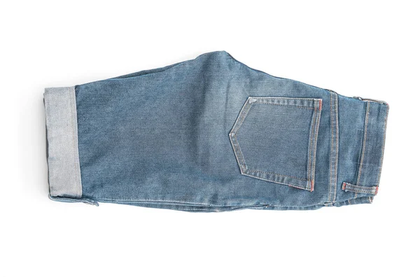 Kurze Jeans auf weiß — Stockfoto