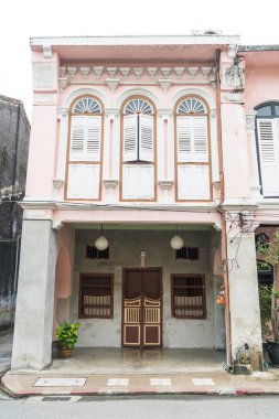 Phuket, Tayland -Ekim 30, 2016, Phuket town, Tayland: Phuket ol