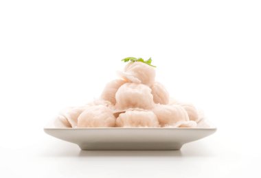 buğulanmış karides köfte dim sum