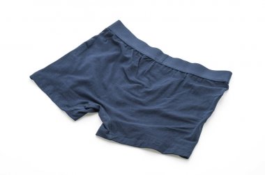 Beyaz arka plan üzerinde erkek iç giyim