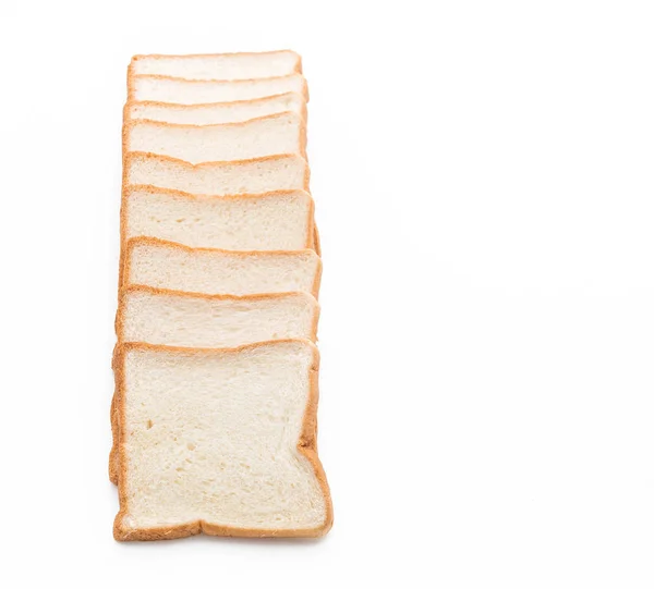 Pan de leche sobre blanco —  Fotos de Stock