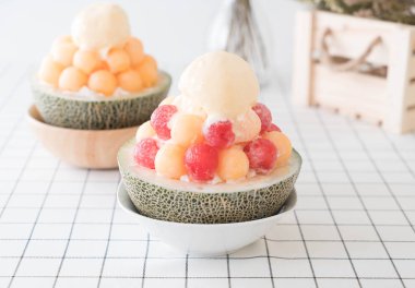 Kavun Bingsu, ünlü Koreli dondurma buz