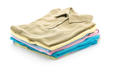 giyim üzerine beyaz yığınları 