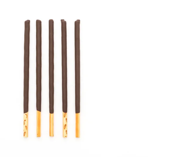 Kex stick med choklad smaksatt — Stockfoto