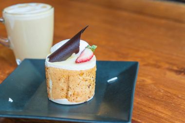 Mango ve tutku meyve Mus kek