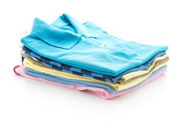 giyim üzerine beyaz yığınları 