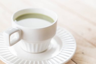 hot matcha latte