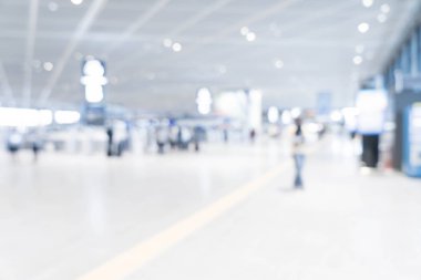 Havaalanında soyut bulanıklık 