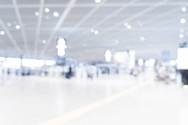 Havaalanında soyut bulanıklık 