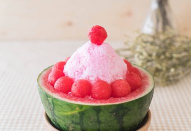 karpuz bingsu tatlı