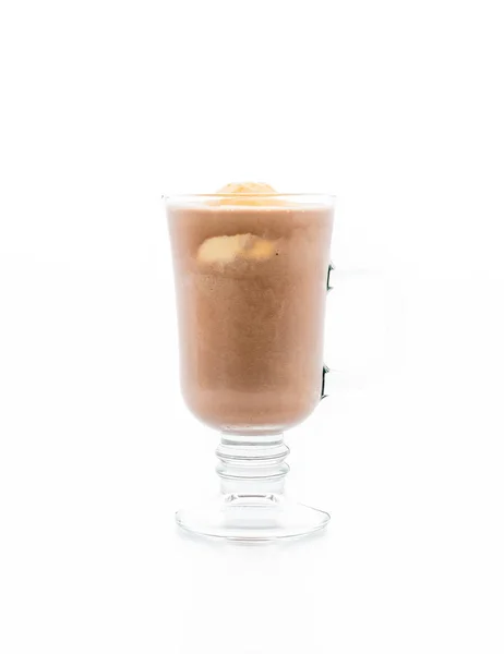 Chocolate frappe with vanilla ice-cream — Stock Photo, Image