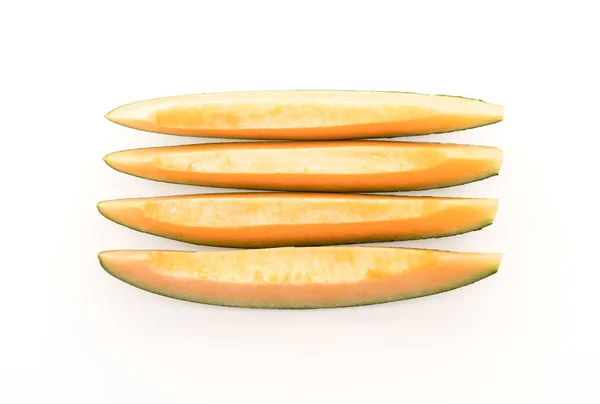 Meloen meloen op wit — Stockfoto
