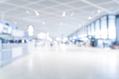 Havaalanında soyut bulanıklık 