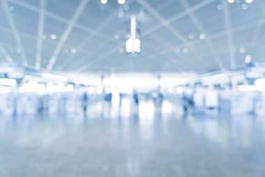 Havaalanında soyut bulanıklık 