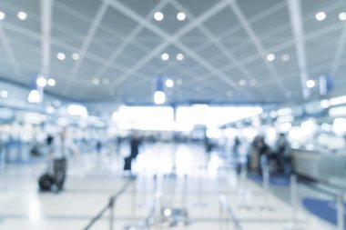 Havaalanında soyut bulanıklık 