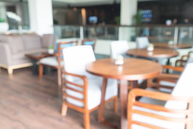 Otel lobisinde bulanık arka plan sandalye