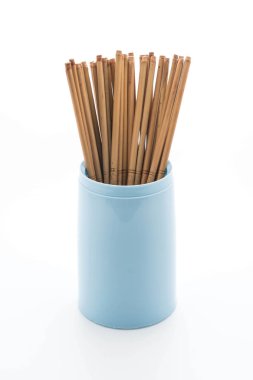 Çatal tutucu chopsticks beyaz