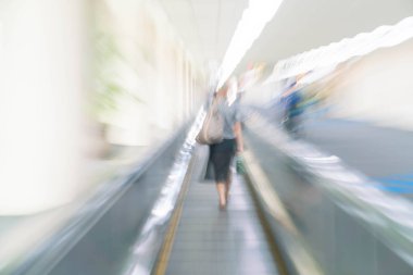 Havaalanında soyut bulanıklık 