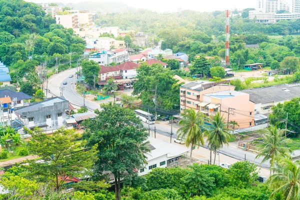 Uitzicht vanaf het dak op Phuket town — Stockfoto