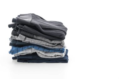 Beyaz arka plan üzerinde erkek iç giyim